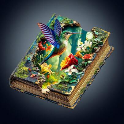 1pc Flying Story Wooden Asymmetrical Puzzle, Animal Shaped 2D Puzzle Toy, Suitable For Children And Adults, Educational Game, Party, Holiday, Christmas And Birthday Gift, Unique Magical Desktop Decor Creative Wooden Puzzle Gift