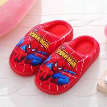 FIFA Spider-Man Marvel Cartoon Home Slippers, Winter Cartoon Non-Slip Warm Indoor Slippers - Unisex Slippers - View 25