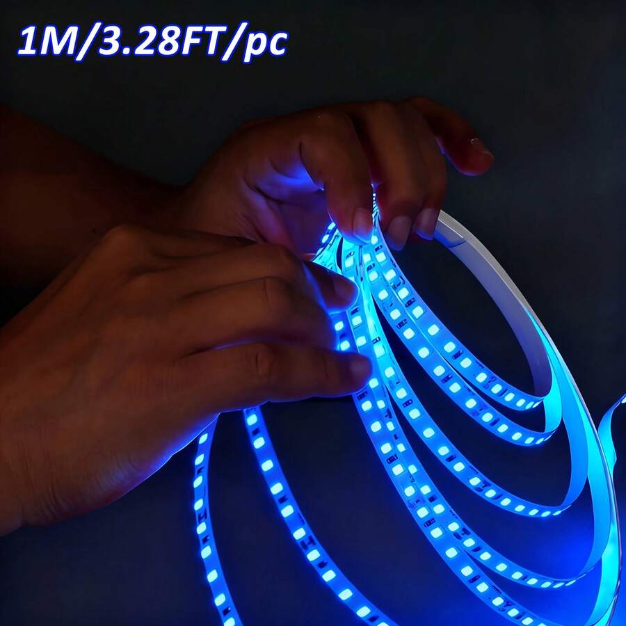 PC White/Warm LED Flexible Light Strip, Self-Adhesive Backing, Suitable For Home Lighting Decoration In Living Room, Bedroom, Kitchen, Ceiling, Stairs | Christmas Halloween Mysterious Atmosphere Lighting