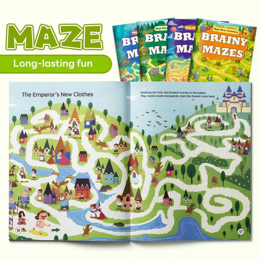 Brainy Maze Adventure Puzzle Collection, Countryside, Space, Zoo ...