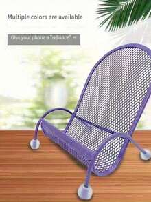 Chair-Shaped Creative Phone Stand, Weighted Non-Slip Stable Base, Cute Slouchy Person Universal Phone Holder, Suitable For Bedside And Desk, All-Season Multi-Function Phone Cradle - Multicolor - View 21