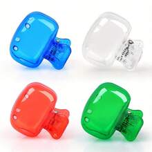 4pcs Portable Toothbrush Head Storage Box - Blue PP Protective Cover Holder, Suitable For Travel, Daily Use And Outdoor Bathroom Accessories, Travel Toothbrush Case | Vibrant Design | Polypropylene Lid - Multicolor - View 12