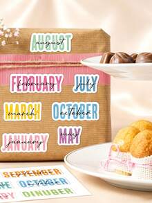 Customize Name Sticker, Personalized Stickers,Waterproof, Scratch-Resistant, With Cut-Out Effect, Suitable For Cups, Personal Items, Lunch Boxes, Cups, Books, Computers, Mobile Phones, Coffee Mugs,Phone Cases, Ceramic Mugs, Water Bottles - Multicolor - View 3
