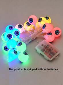 1PC Halloween Glowing Eyeball LED String Lights, Halloween Costume Atmosphere Ghost Festival Theme Decoration Desktop Scene Lighting, Glowing Halloween Atmosphere Holiday Decoration Lights - Multicolor - View 13