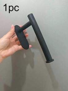 自粘式纸巾架，适用于厨房和浴室，带收纳架的纸巾卷分配器，哑光黑 - 彩色 - 查看 13