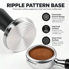 51/53/58mm Coffee Distributor And Tamper, Stainless Steel Coffee Tamper With Aluminum Alloy Handle, Professional Espresso Distribution Tool, Spring-Loaded Tamper, Barista Professional Equipment - Multicolor - View 4