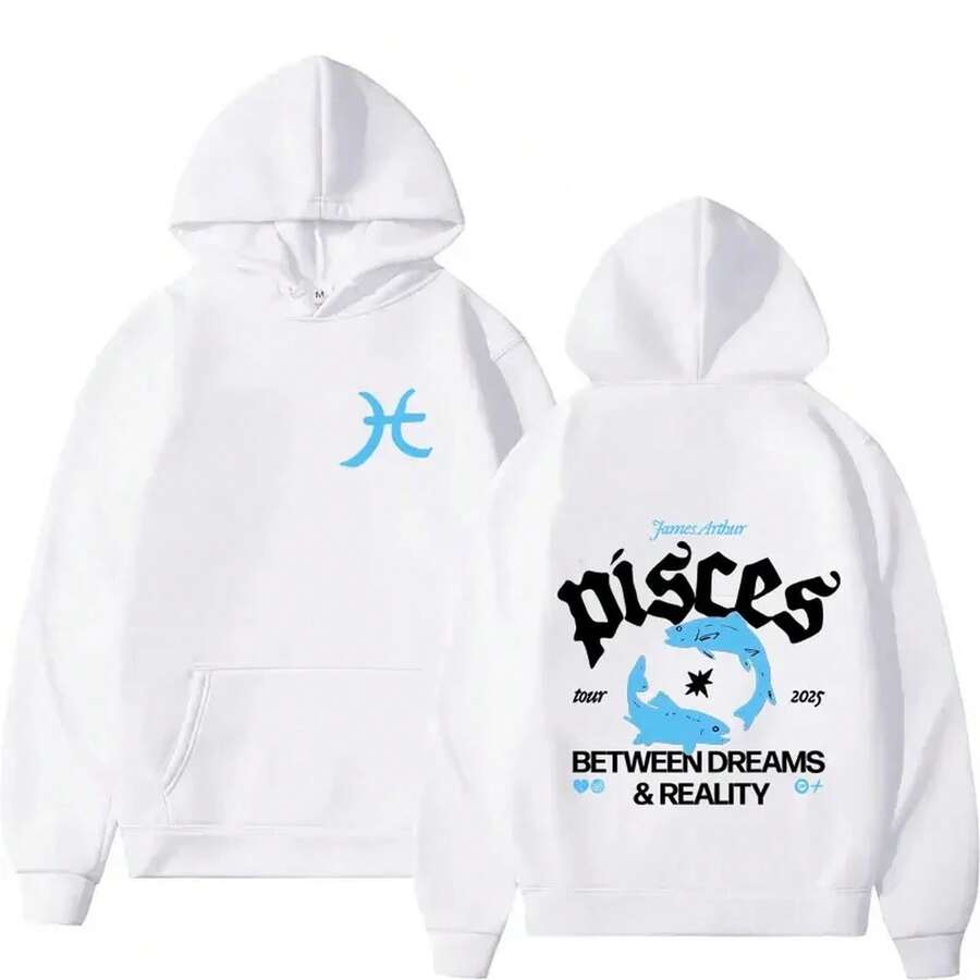 Singer James Arthur The Pisces World Tour High Quality Y2K Hoodie Harajuku Casual Hip Hop Streetwear Sweatshirts Men Pullovers,Essentials,Jyghnvb