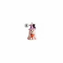 1pc Cute Mixed Style Ghost Halloween Enamel Pendant Witch Hat Skull Bat Ghost Stainless Steel Charm DIY Handmade Jewelry Craft Accessories - Multicolor - View 13