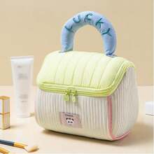 1 buah Tas Kosmetik Rumah Lucu, Tas Penyimpanan Genggam Lembut Kapasitas Besar, Tas Mandi Perjalanan Portabel Berkualitas Tinggi - MultiWarna - View 13