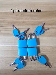 8/4/1pc Keyed Padlock, Suitable For Luggage Lock, Backpack Lock, Gym Locker Lock, Suitcase Lock, Classroom Matching Game, Padlock, Suitcase, Game, Padlock, Lock Box, Christmas - Multicolor - View 13