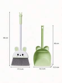 1pc/Set Mini Cleaning Mop And Broom Set, Cute Rabbit Shaped PP Material Dustpan Brush Set, Compact Handheld Soft Bristle Floor Broom, Suitable For Home Kitchen Bedroom Living Room Daily Cleaning - Multiple Styles - View 15