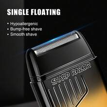 HIENA Portable Electric Shaver For Men, Reciprocating Foil Razor, USB Rechargeable Cordless Beard Trimmer, Gradient Color Mini Travel Shaver, Men Grooming Tool, Ideal Gift For Him - Multicolor - View 6