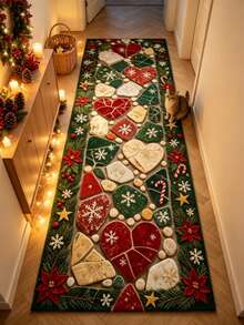 1pc Colorful Stone Modern Style Rug, Decorative Carpet, Bedroom Decor, Small Rug, Carpet, Home Decor, Living Room Rug, Living Room Small Rug, Bedroom Carpet, Living Room Home Decor, Outdoor Rug, Washable Carpet - Multicolor 1 - View 1