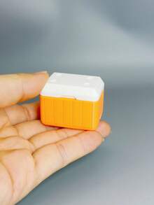 1:12 Miniature Insulated Cooler Box Ice Container Collectible Model, Mini Outdoor Open-Top Portable Insulated Bucket For Model House, Multi-Color Camping Picnic Model Decor - Multicolor - View 13