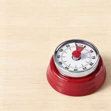 1pc Magnetic Kitchen Timer, Mechanical Timer, Time Reminder, Visual Time Management Alarm, Suitable For Baking And Kitchen Use (Non-Electric) - Multicolor - View 16