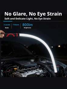 New Flexible Silicone LED Strip Light High Lumens LED Flashlight Stick Professional Work Light Portable Tool For Car Repair - A - View 4