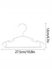 35pcs Plastic Baby Hangers With Anti-Slip Grooves, Suitable For Storing Toddler Clothes, Baby Room Hangers, Baby Gift - Multicolor - View 12