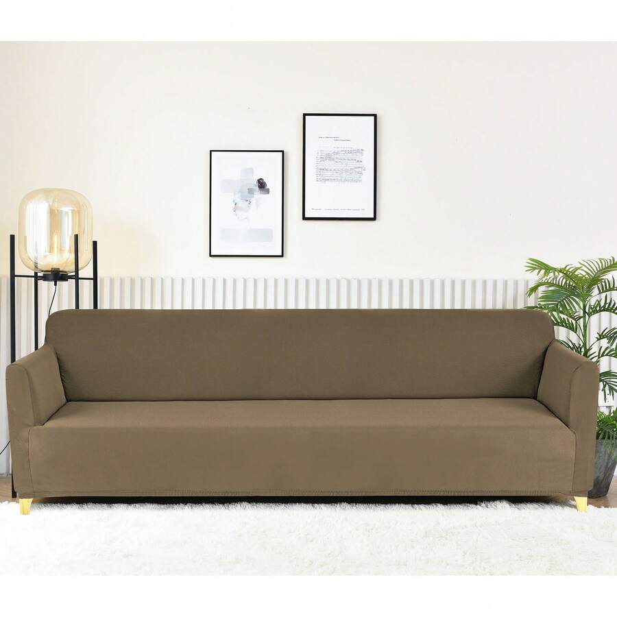 POLIGONO Sofa Slipcovers - Camel - View 1