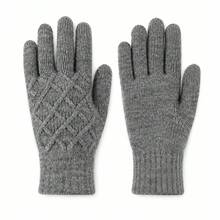 Women's Winter Touchscreen Elastic Warm Knitted Lining Gloves, Suitable For Cold Weather, Christmas Gift - Multicolor - View 7