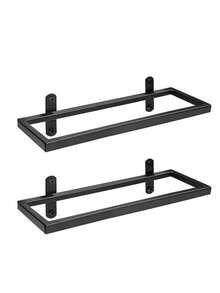 Industrial Style Iron Square Wine Rack, Space-Saving Wall-Mounted Wine Storage Shelf, Restaurant Bar Decor Wine Bottle Holder - View 8