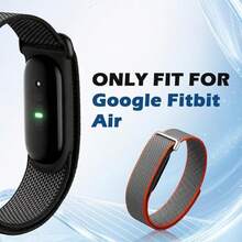Air Replacement Watch Band 18mm Nylon Braided Sports Strap Adjustable Hook & Loop Wristband Breathable Lightweight Fitness Tracker Accessory - Mint Green - View 8