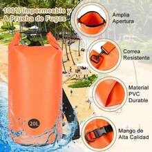 Outdoor Backpack Waterproof Bag, Compression Bag - Orange - View 10