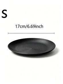 Premium Stainless Steel Cake Plate, Minimalist And Elegant, Suitable For Home Use, Ideal For Afternoon Tea, Desserts, Snacks, Pastries Display And Fruit Serving - Black - View 14