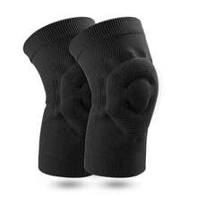 1pc/2pcs Sports Knee Pads, Silicone Protective Compression Knee Sleeves, Unisex Joint Protection, Anti-Collision Gear, Suitable For Running, Hiking, Dancing, Jump Rope, Basketball, Cycling, Ice Skating - Multicolor - View 8