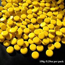 150g/Pack Solid Color Round Mosaic Tiles, Bright And Smooth, Suitable For Flower Pots, Photo Frames, DIY Decor Collage, Can Decorate Partial Wall, Easy To Match And Create Simple And Fresh Handmade Decorative Works - YHUZ - View 14