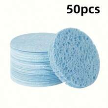 Round Compressed Facial Cleansing Sponges, Soft Face Wash Sponge Pads For Makeup Removal, Gentle Exfoliating & Daily Skincare, Multiple Colors - Multicolor - View 13
