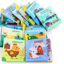 Buku Kain Edukasi untuk Bayi dan Balita, Buku Kain Edukasi untuk Perkembangan Kognitif, Dapat Digantung dan Dapat Dicuci. - MultiWarna - View 1