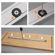 Aluminum Alloy Oblique Cutting Rod, T-Shaped Track Groove Slider, Table Saw Oblique Cutting Gauge Rod, Woodworking Tool, Suitable For DIY Table Saw, Easy To Install T-Shaped Track Design - T-shaped Slider - View 10