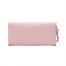 PRETTYZYS 1pc Pink Long Wallet For Women, High-End Solid Color Minimalist Multifunctional Large Capacity Phone Wallet With Multiple Card Slots, Card Holder, Coin Purse, Student, Business, Daily Travel, Valentine's Day Gift, Christmas Gift, Back To School, All Season - Pink - View 6