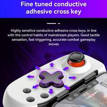D6DP Portable Telescopic Wireless Game Controller, Multi‑Platform Support For Switch, PC, IOS & Android, Gamepad Joystick With Back Buttons & Analog Triggers, Phone Gaming Controller Accessories, Ideal Birthday & Christmas Gift For Friends - View 10
