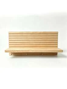 Solid Wood Entryway Storage Rack, Wooden Key Holder, Suitable For Living Room, Bedroom And Study - View 9