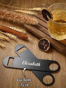 Hadiah yang Dipersonalisasi untuk Pria, Pembuka Botol Stainless Steel DIY yang Dipersonalisasi, Cocok untuk Dapur, Bar, Restoran, Berkemah di Luar Ruangan, Juga Hadiah Liburan yang Luar Biasa untuk Teman dan Keluarga - MultiWarna - View 6