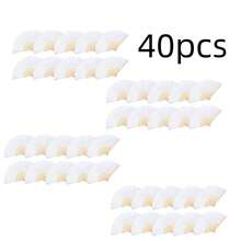 5/10/50 Pack White Paper Fan White Bamboo Folding Fan Handheld Fan Paper Folding Fan Suitable For Engagement, Graduation, Wedding Party Decoration Bedroom Home Desktop Ornament - White - View 9