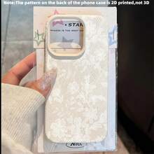 1pc Anti-Drop TPU Lace Soft Shell Precise Cutout Phone Case Protective Cover, Suitable For Apple 7P/8Plus/16/16PLUS/16PRO/16PROMAX, Slight Color Difference May Occur Due To Lighting During Photography - Multicolor - View 1