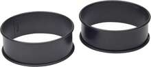 2-Piece Cooking Ring Set, 9 Cm Diameter, 3.5 Cm Height, Practical Kitchen Accessory - Black - View 5