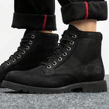 Timberland New Outdoor Non-Slip Hiking Climbing Shoes, High-Grip Wear-Resistant Men's High-Top Martin Boots - Black - View 2
