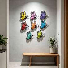 Colorful Side Butterfly Decor, Home Wall Hanging Ornament - Butterfly - View 4