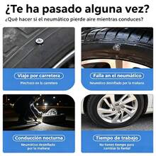 Kit de clavos de reparación de emergencia para neumáticos de coche y moto, 30 grandes + 30 pequeños, reparación rápida y sin daños para pinchazos de neumáticos - A - Ver 5