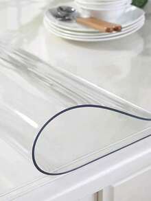 0.25Mm PVC Tablecloth Office Desk Mat Transparent Desk Pad Soft Glass Non-Washable Study Desktop Protector - Transparent - View 5