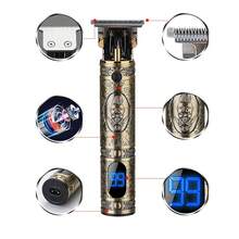 Dam Trimmer For Hair And Beard JM-700AL. Vintage Design With An All-Metal Body. Combs From 1 To 3mm And Accessory Kit. Rechargeable Battery. - View 4