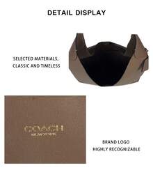 Coach Brooklyn Logo 女士單肩包 CU044B4CBD - 深石灰色CU044B4CBD - 查看 10