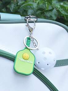 Pickleball Keychain, Mini Pickleball Paddle & Ball Bag Charm, Car Keychain, Sports Themed Bag Accessory, Gift For Pickleball Lovers Players Men Women - Multicolor - View 6