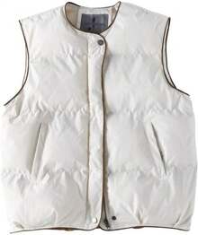 Plus Size Women Thermal Vests - Medium Wash - View 1