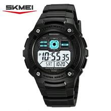 Skmei 2636 Sports Running 5atm Water Resistant TPU Strap Top Quality Unisex Digital Watch For Sport - Black and White - View 7
