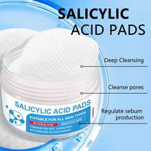 YURHERSU PC473 Salicylic Acid Cleansing Pads, For Deep Cleansing And Exfoliation, Oil Control And Refreshing Skin Care Pads, 50pcs/Pack - Salicylic Acid Cleansing Pads - View 4