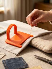 Multi-Functional Stitching Tool, Hand DIY Sewing Template Lock Edge Tool, Helps You Sew Perfect Lines, Sewing Ruler With Clips - Hand Sewing Guide For Even Stitching, Suitable For Sewing Beginners, Housewives, Non-Slip DIY Sewing Guide For Quilting, Repairing And Embroidery, Perfect Gift For Mothers, Partners, Friends And Elders, Christmas, Halloween, Thanksgiving Gifts - A - View 6